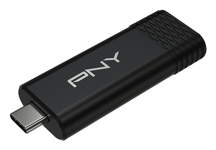 PNY PRO Elite V3 USB-Stick 2 TB USB Typ-C 3.2 Gen 1 (3.1 Gen 1) Schwarz