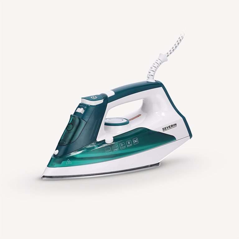 Severin BA 3261 Bügeleisen Dampfbügeleisen Keramik-Bügelsohle 2400 W Weiß, Grün