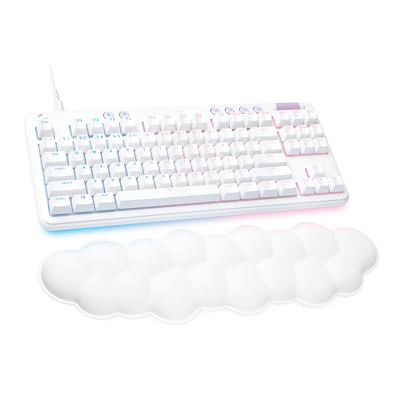 Logitech G 920-010415 Tastatur Gaming USB QWERTZ Deutsch Weiß