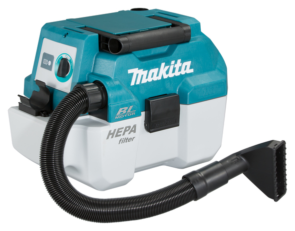 Makita DVC750LZX1 Industriestaubsauger Blau, Weiß 7,5 l 55 W