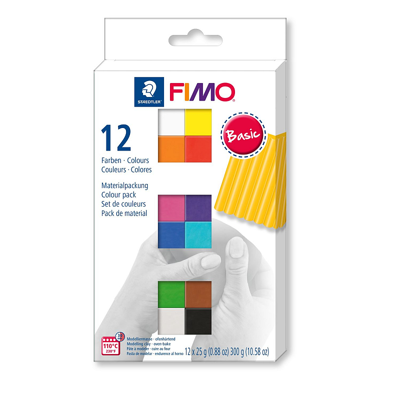 Staedtler FIMO 8023 C Modellierton 300 g Gemischte Farben 1 Stück(e)