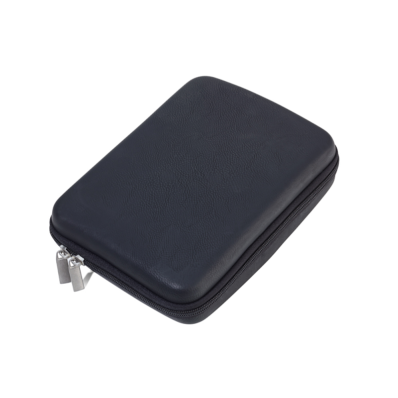 TROIKA CBO11/BK Kosmetik- & Maniküre-Etui Schwarz Leder, Samt