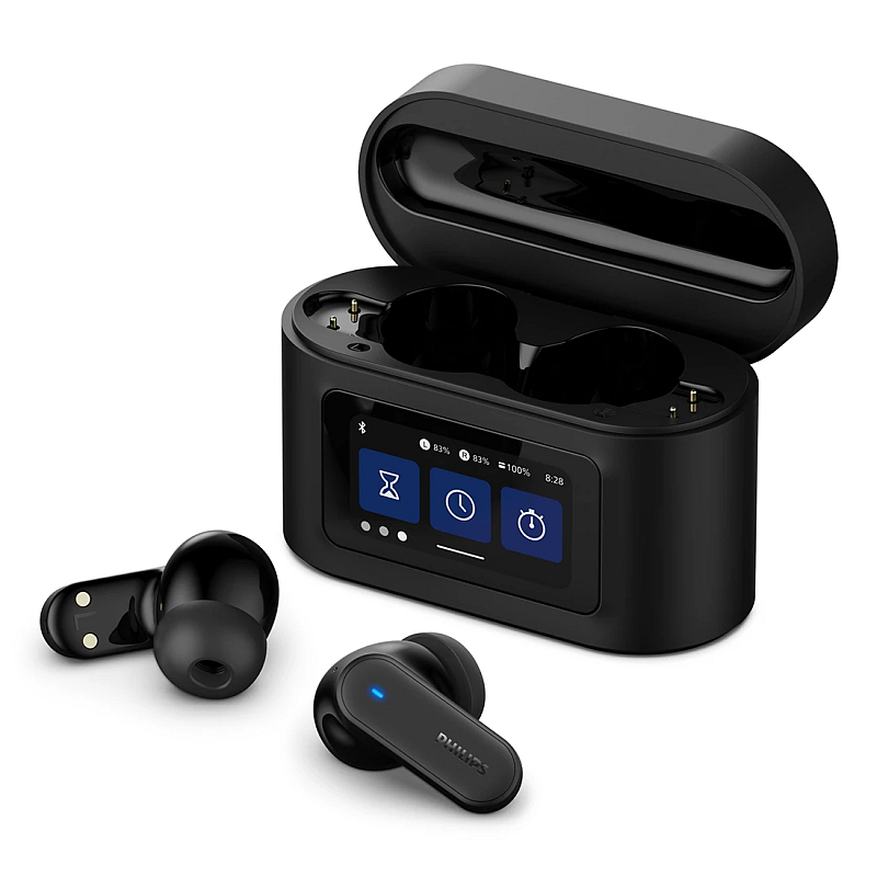 Philips 6000 series TAT6000BK/00 Kopfhörer & Headset True Wireless Stereo (TWS) im Ohr Anrufe/Musik Bluetooth Schwarz