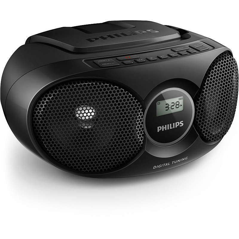 Philips AZ215B/12 Tragbares Stereosystem Digital 3 W FM Schwarz