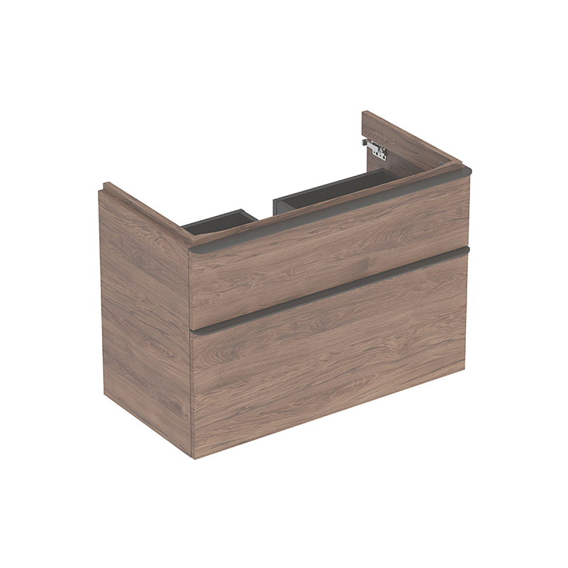 Geberit 500.354.JR.1 Aufbewahrungsschrank für Badezimmer Grau, Holz