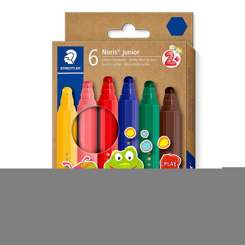 Staedtler 329 C6 Filzstift Fettdruck Blau, Braun, Grün, Pink, Rot, Gelb 6 Stück(e)