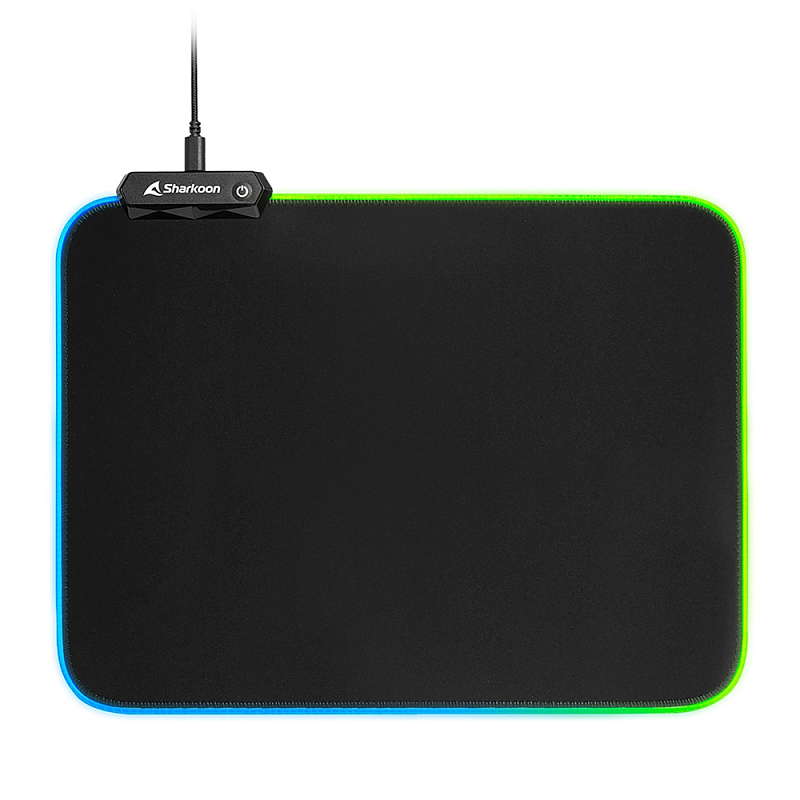 Sharkoon 1337 RGB V2 Gaming Mat Gaming-Mauspad Schwarz