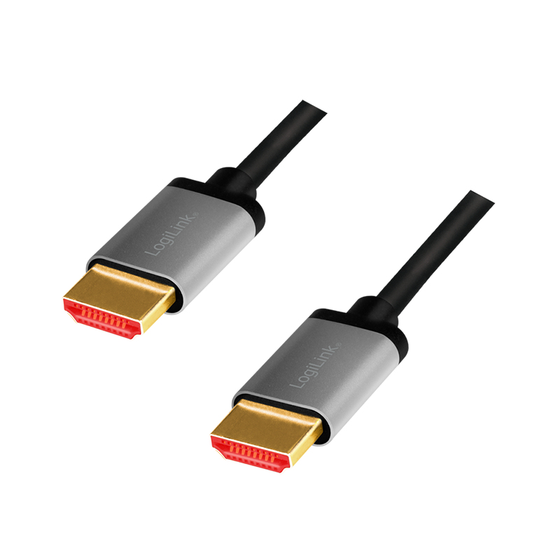 LogiLink CHA0106 HDMI-Kabel 3 m HDMI Typ A (Standard) Schwarz, Grau