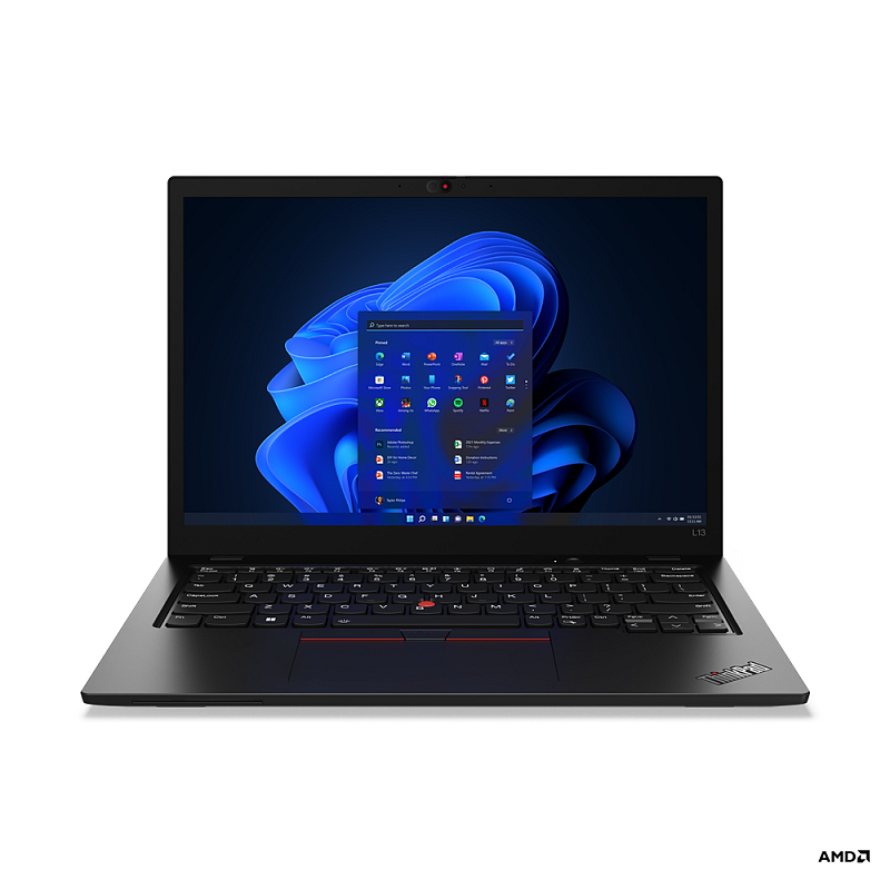 Lenovo ThinkPad L13 Gen 3 (AMD) AMD Ryzen™ 5 PRO 5675U Laptop 33,8 cm (13.3") WUXGA 16 GB DDR4-SDRAM 512 GB SSD Wi-Fi 6E (802.11ax) Windows 11 Pro Deutsch Schwarz