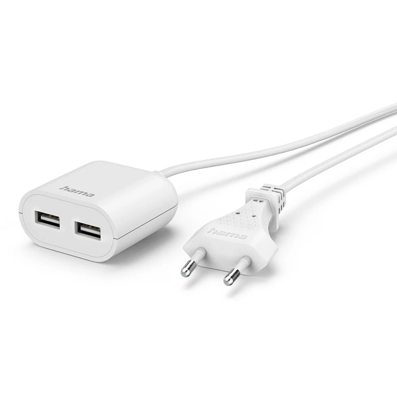 Hama 00223203 Verlängerungskabel 1,9 m 0 AC-Ausgänge Drinnen Weiß