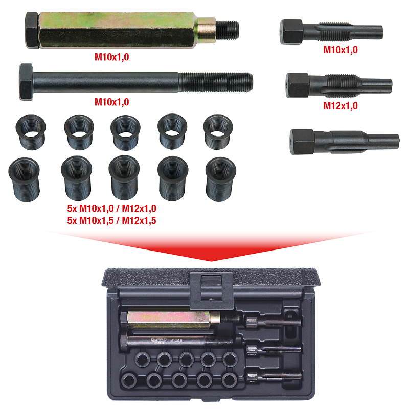 KS Tools 150.5040 Mechanik-Werkzeugsätze 15 Werkzeug