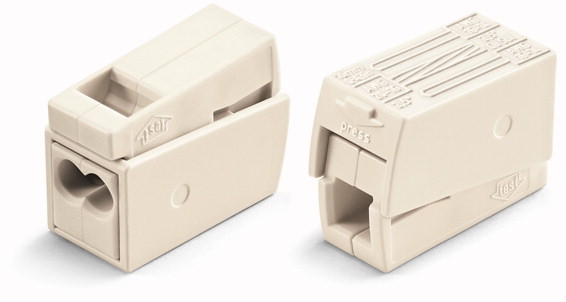 Wago 224-112 Anschlussblock 1P Weiß