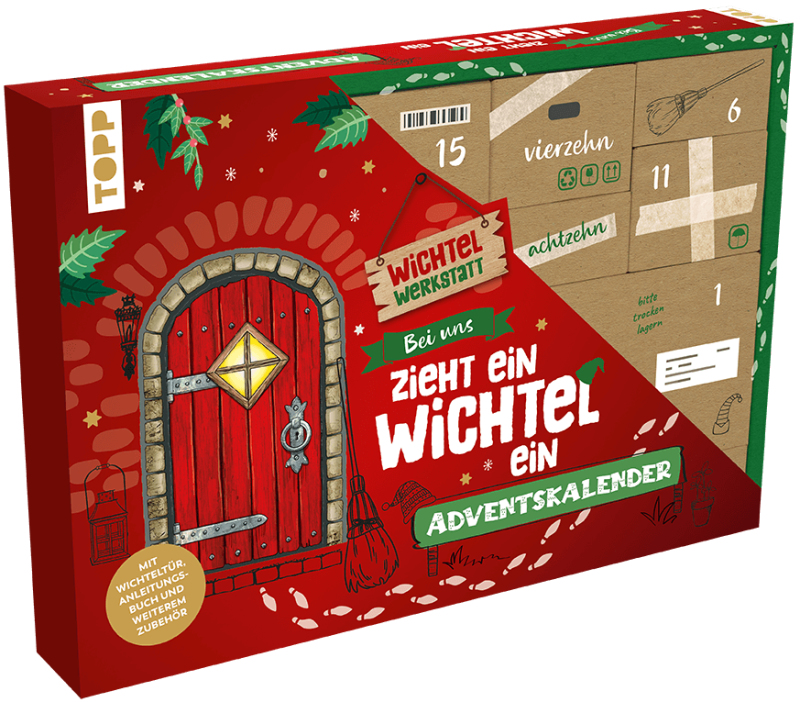 TOPP Verlag Bei uns zieht ein Wichtel ein - Adventskalender