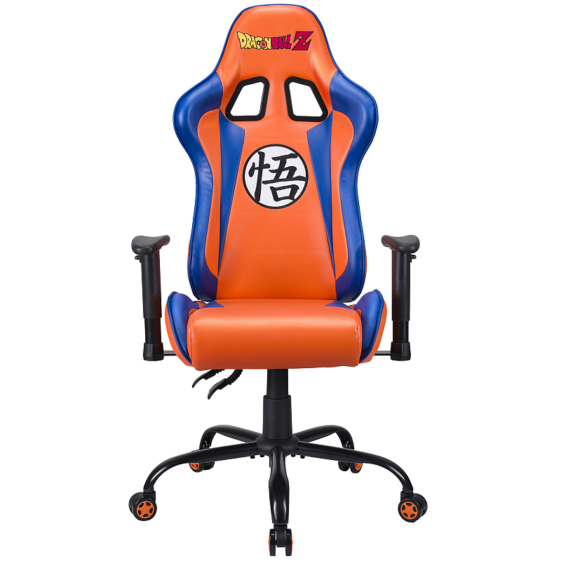 Subsonic DBZ PC-Gamingstuhl Gepolsterter, ausgestopfter Sitz Grau, Orange