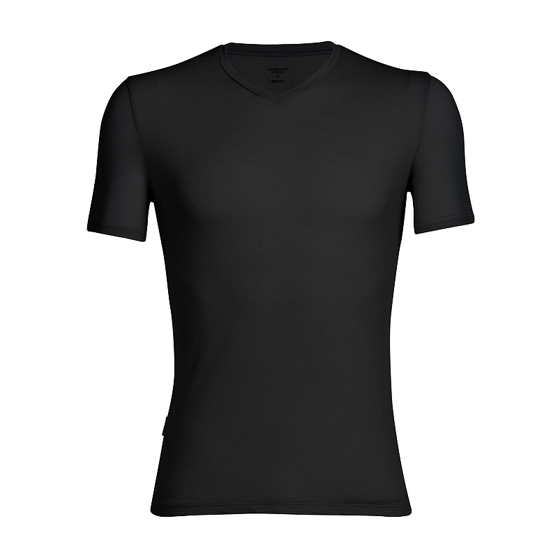 Icebreaker 103661001 T-Shirt Rundhals Kurzärmel Lycra, Merino-Wolle, Nylon