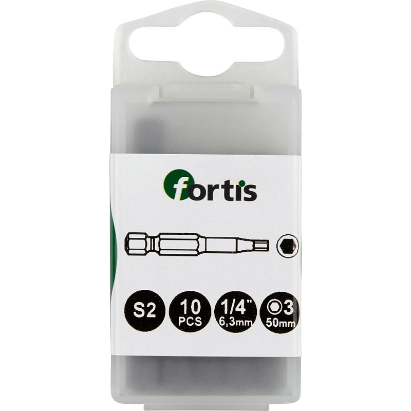 Fortis 4317784728904 Schraubenziehereinsatz 10 Stück(e)