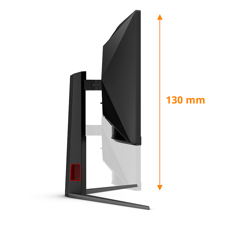 AOC G4 CU34G4 Computerbildschirm 86,4 cm (34") 3440 x 1440 Pixel Wide Quad HD LED Schwarz, Rot