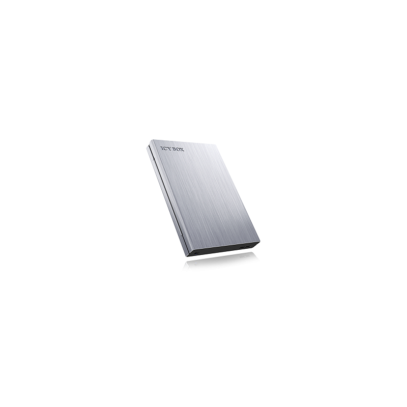 ICY BOX IB-241WP, Ext. HDD-Gehäuse, 1x 2,5" SATA (I/II/III 6Gbit/s) HDD zu USB 3.2 Gen 1 UASP Host, Aluminium, mit einstellbarem Schreibschutz