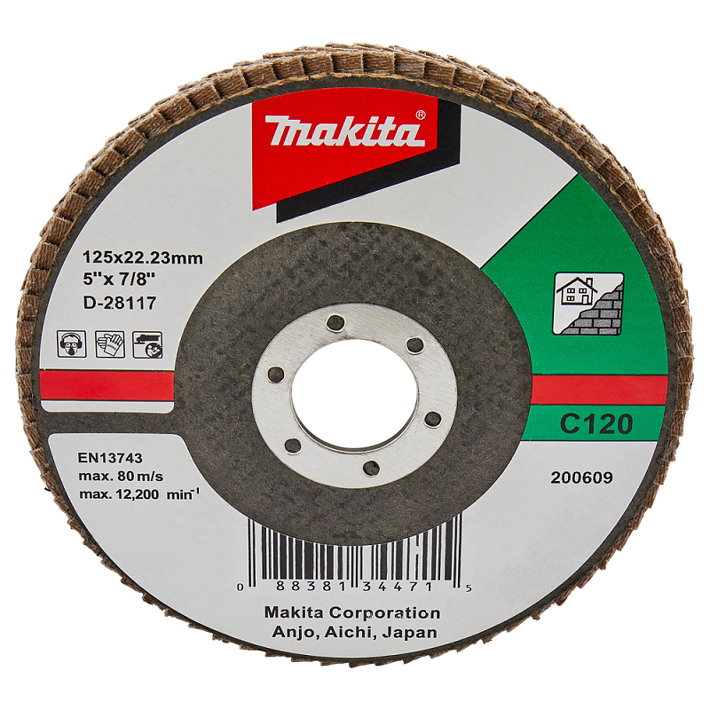 Makita D-28117 Winkelschleifer-Zubehör Schleifscheibe