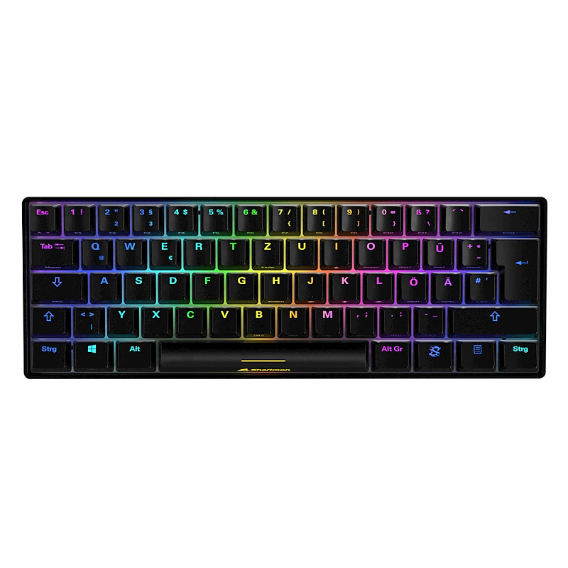 Sharkoon SGK50 S4 Tastatur Gaming USB QWERTZ Deutsch Schwarz