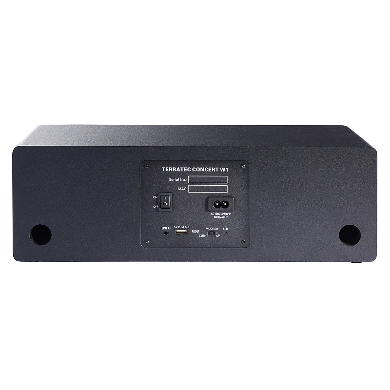 Terratec Concert W1 Tragbarer Stereo-Lautsprecher Schwarz 20 W