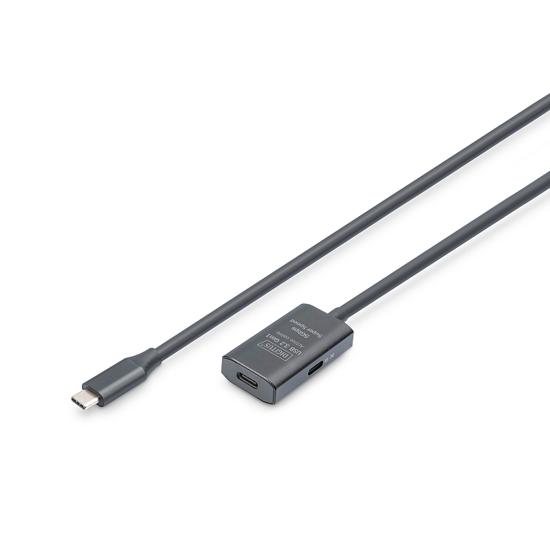 Digitus Aktives USB 3.2 Gen1 5G Verlängerungskabel, USB-C - USB-C, 5m