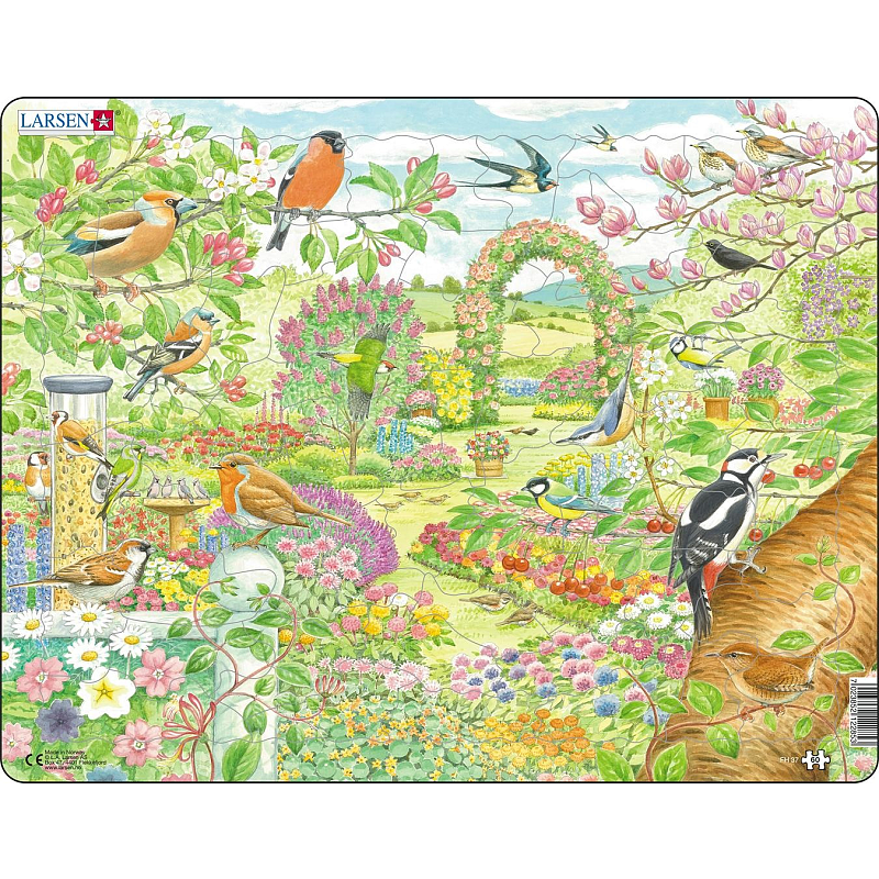 Larsen Maxi LA-FH37 Formpuzzle 60 Stück(e) Flora & Fauna