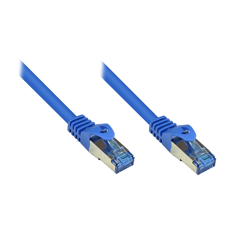 Kabelmeister SO-36004 Netzwerkkabel Blau 0,25 m Cat6a S/FTP (S-STP)