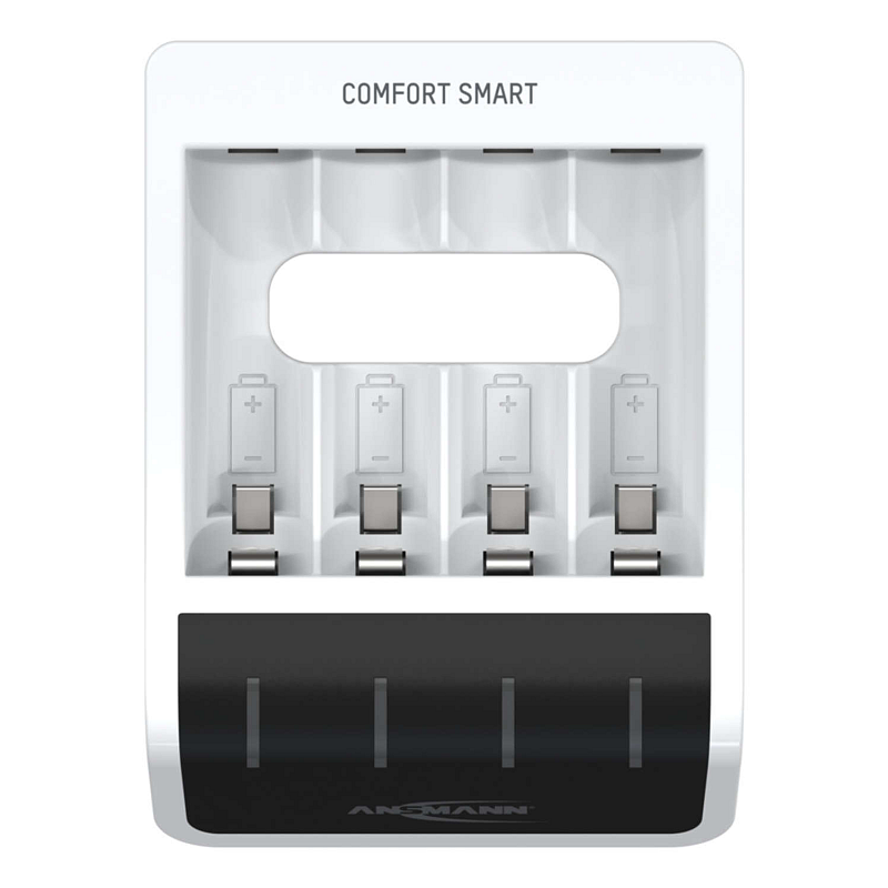 Ansmann Comfort Smart Akkuladegerät Haushaltsbatterie USB