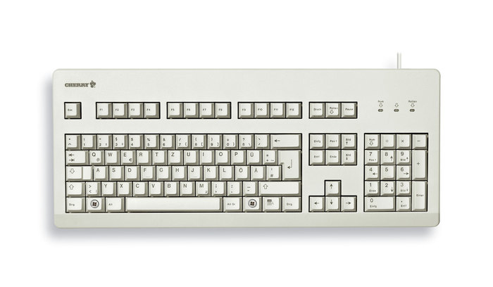 CHERRY G80-3000 Tastatur Universal USB QWERTZ Deutsch Grau