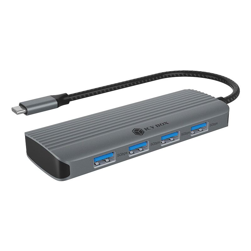 ICY BOX IB-DK4022a-CPD, 6 in 1 Docking station, 1x HDMI 4K60Hz, 4x USB Type-A 5 Gbit/s, 1x USB Type-C for PD 3.0 max 100W