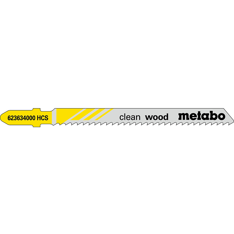 Metabo 5 Stichsägeblätter "clean wood" 74/ 2,5 mm (623634000)