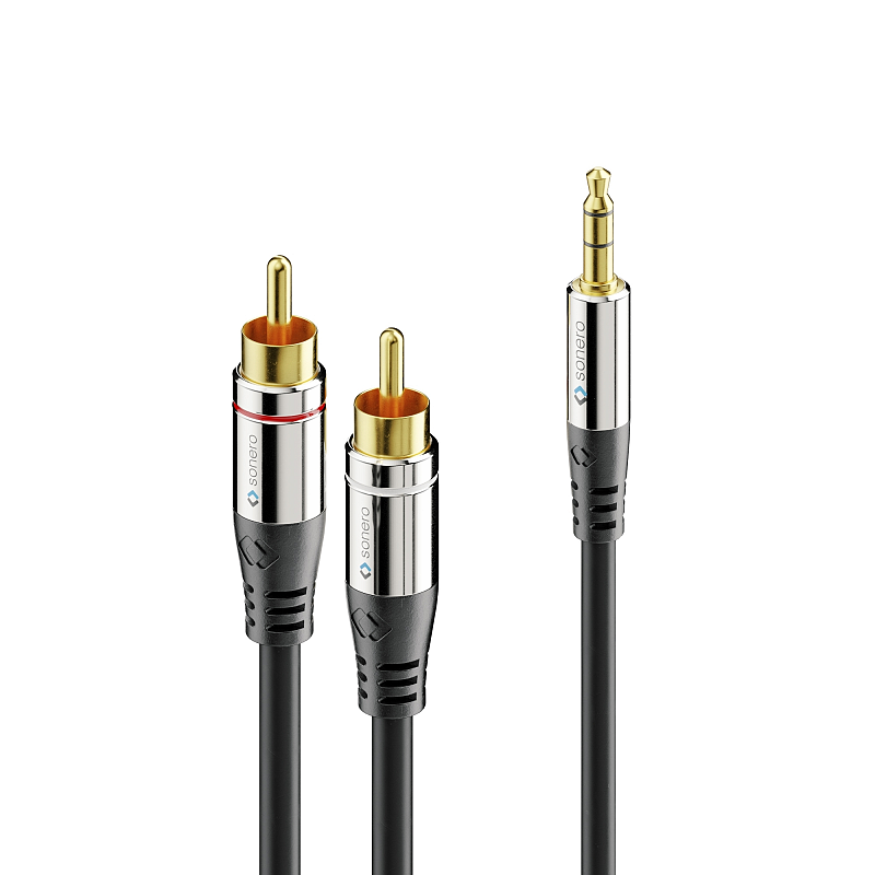 sonero 2x Cinch auf 3.5mm Audio Kabel 3.0m