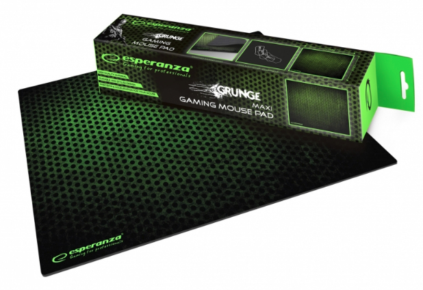 Esperanza EGP103G Mauspad Gaming-Mauspad Schwarz, Grün
