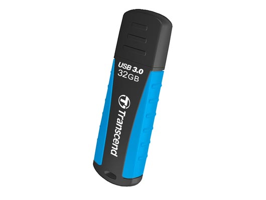 Transcend JetFlash 810 32GB USB 3.0 USB-Stick USB Typ-A 3.2 Gen 1 (3.1 Gen 1) Schwarz, Blau