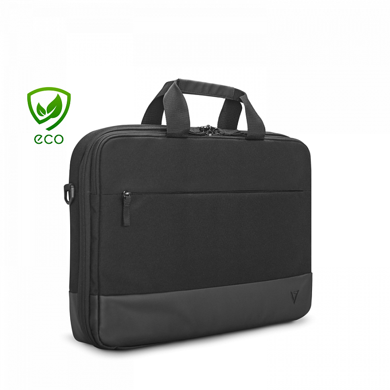V7 CCP16-ECO-BLK Laptoptasche 40,6 cm (16") Aktenkoffer Schwarz