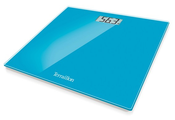 Terraillon TX1500 Quadratisch Blau Elektronische Personenwaage