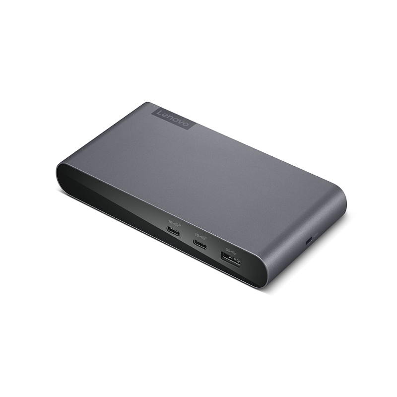 Lenovo 40B30090EU laptop-dockingstation & portreplikator 2 x USB 3.2 Gen 2 (3.1 Gen 2) Type-C Grau