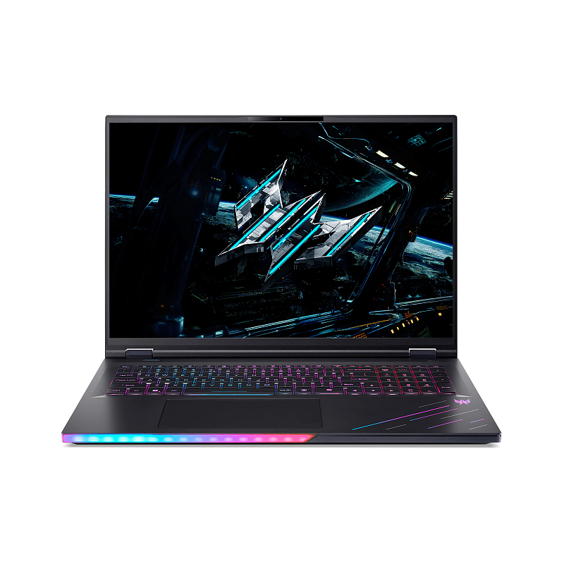 Acer Predator PH18-73-97FE Intel Core Ultra 9 275HX Laptop 45,7 cm (18") WQXGA 64 GB DDR5-SDRAM 1 TB SSD NVIDIA GeForce RTX 5080 Wi-Fi 7 (802.11be) Windows 11 Pro Schwarz
