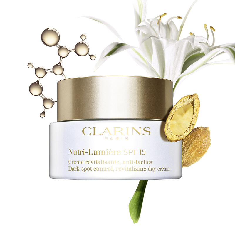 Clarins Nutri-Lumière SPF15 Tagescreme Gesicht, Hals/Nacken 50 ml