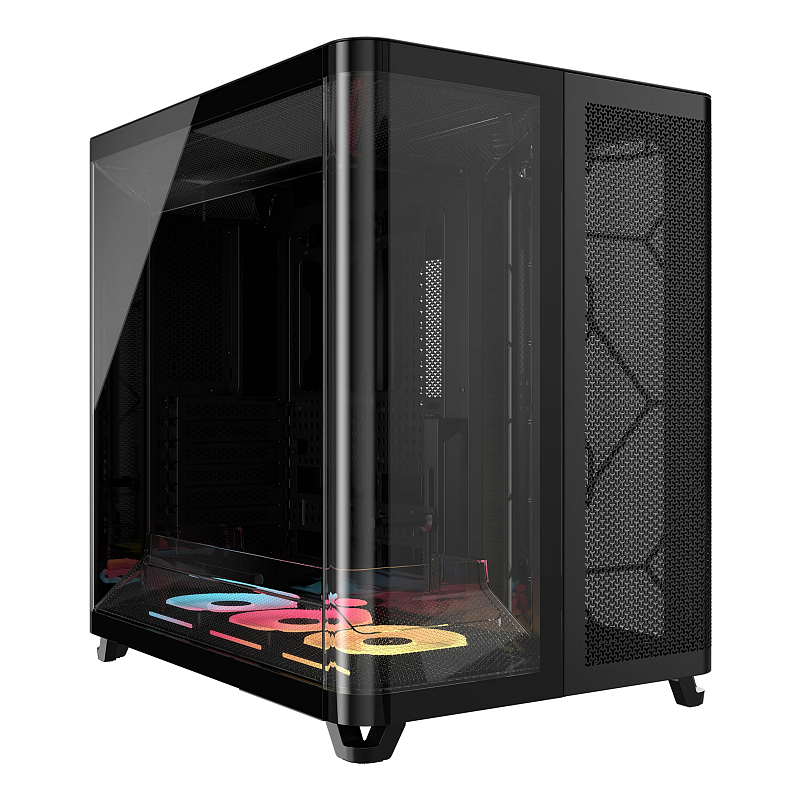 Corsair AIR 5400 LX-R RGB iCUE LINK Midi Tower Schwarz