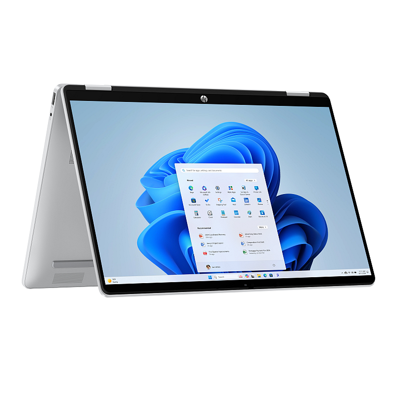 HP OmniBook 5 Flip 14-fp0455ng Intel® Core™ i5 i5-1334U Hybrid (2-in-1) 35,6 cm (14") Touchscreen 2K 16 GB LPDDR5-SDRAM 512 GB SSD Wi-Fi 6 (802.11ax) Windows 11 Home Silber