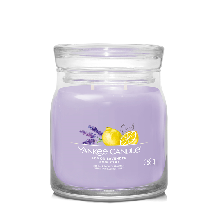 Yankee Candle Lemon Lavender Wachskerze Zylinder Violett 1 Stück(e)