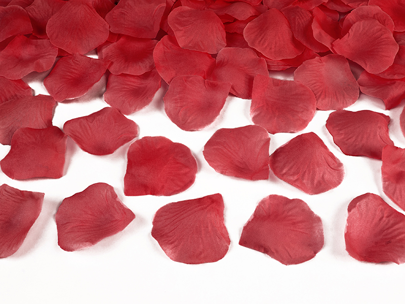 PartyDeco Rosenblüten rot Dekoration