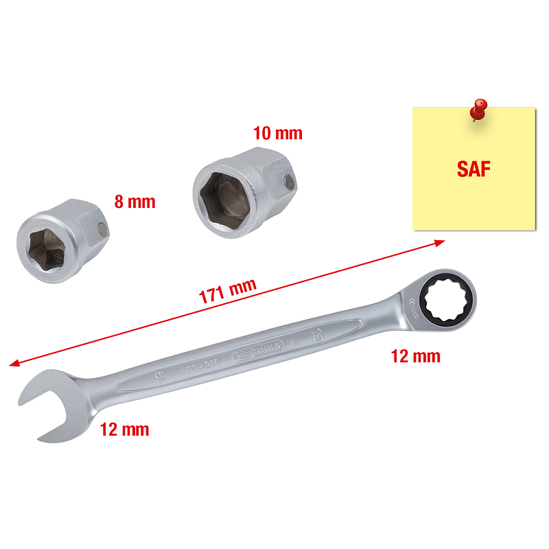 KS Tools 460.2615 Steckdosen/Steckdosen-Set Steckschlüssel-Satz