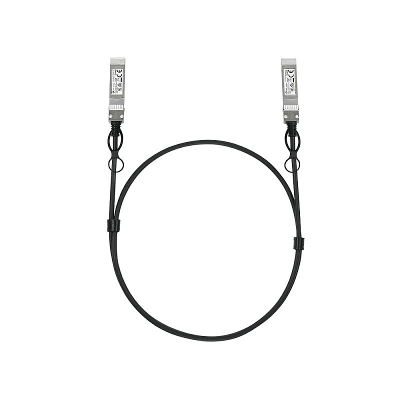 TP-Link Omada SM6220-1M InfiniBand/Glasfaserkabel SFP28 Schwarz, Silber
