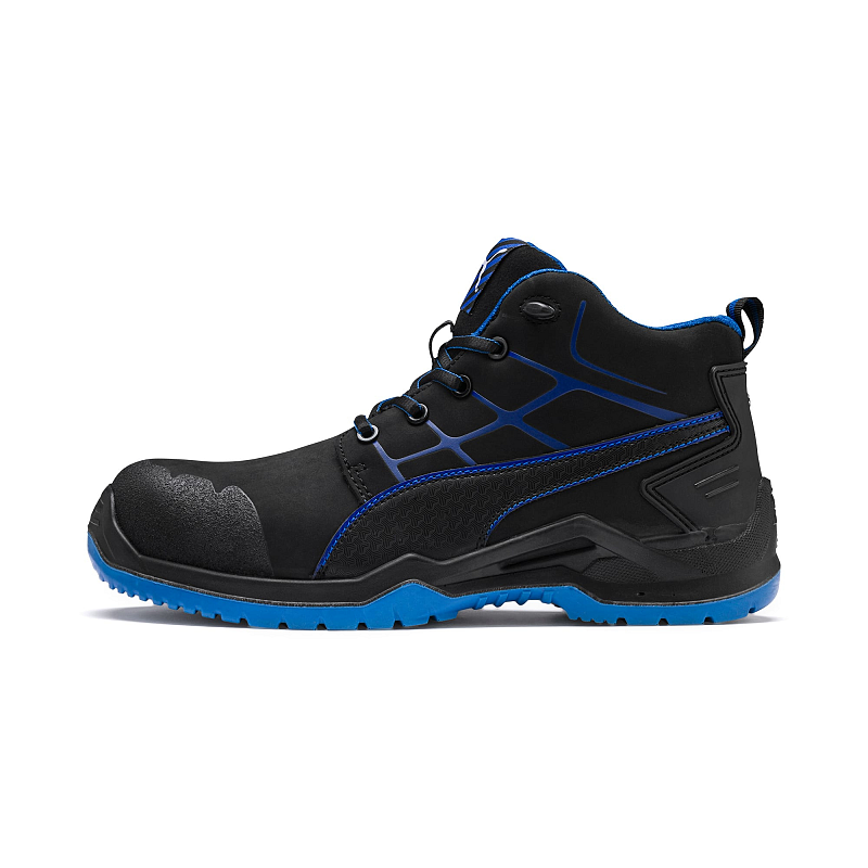 PUMA 927996_01_41 Sicherheitsschuh Männlich Erwachsener Schwarz, Blau