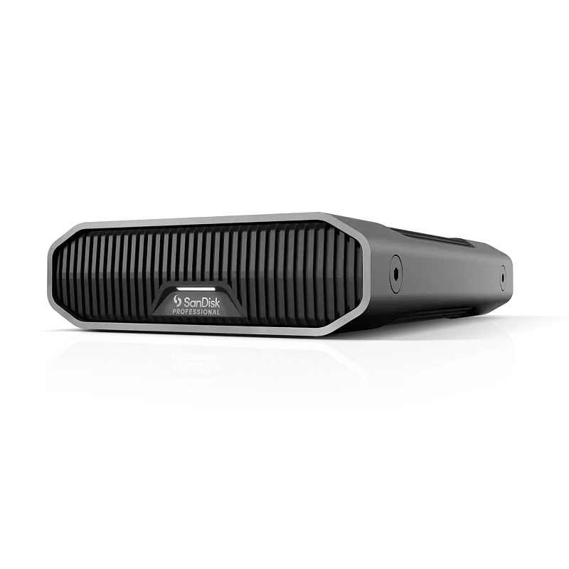SanDisk G-DRIVE Externe Festplatte 8 TB 7200 RPM USB Typ-C 3.2 Gen 2 (3.1 Gen 2) Schwarz