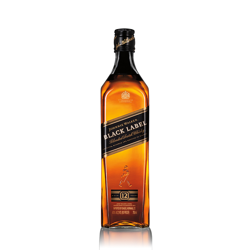Johnnie Walker Black Label Whiskey 1 l Gemischt Schottland