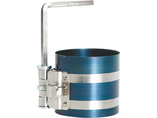 Yato YT-0635 Schraubzwinge Spannband Blau, Edelstahl
